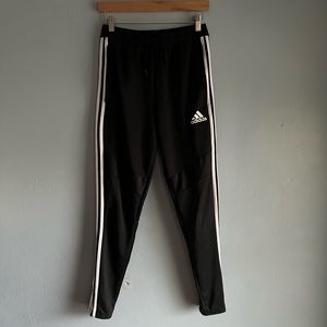adidas Mens Climacool Track Pants Black 3-Stripe Active Size S Zip-Ankle/pockets